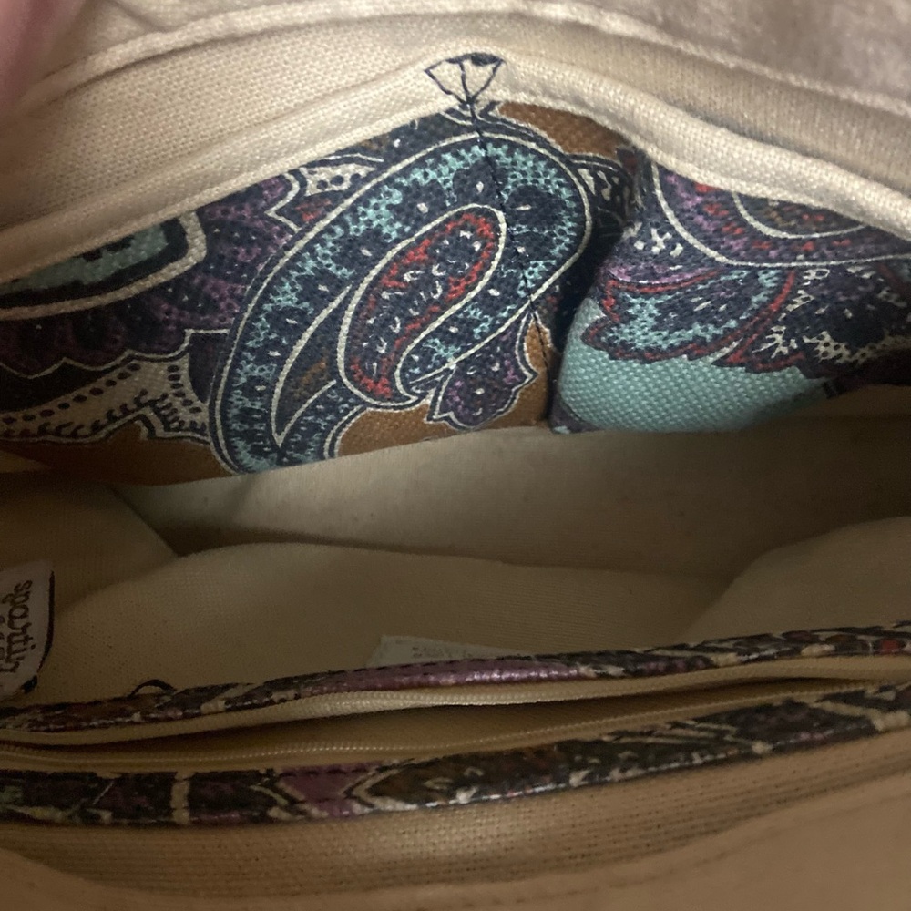 Spartina 449 Multicolor Paisley print shoulder bag - Picture 5 of 9